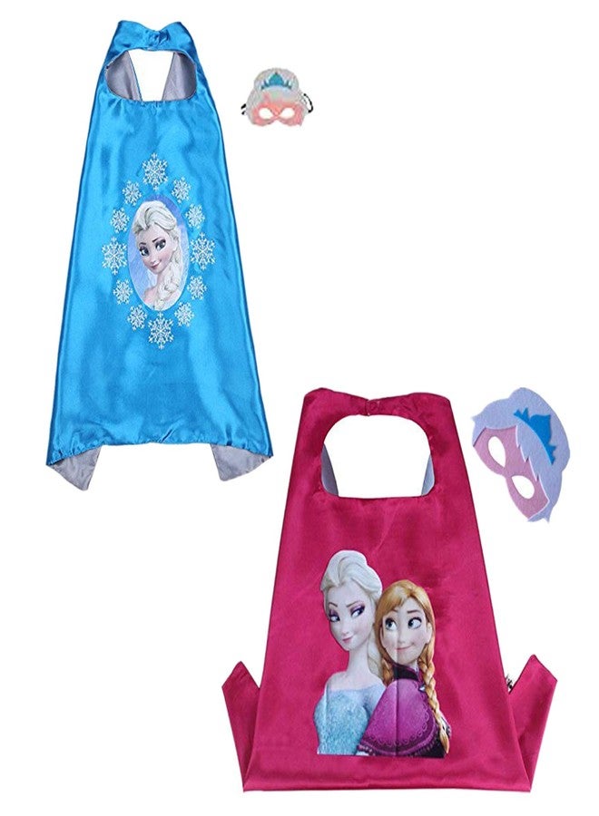 كاكو فانسي دريسيس فستان تنكري من كاكو، رداء أميرة القصص الخيالية وآنا للفتيات / رداء أميرة لزي تنكري - من 3 إلى 8 سنوات - Image 1